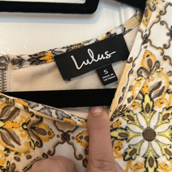 Lulus dandelion yellow mini dress - Picture 3 of 4